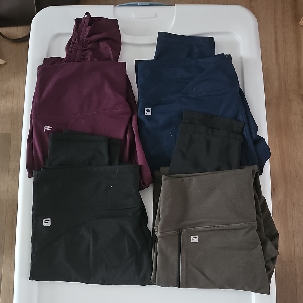 4 Fabletics Leggings Size Medium Regular Length